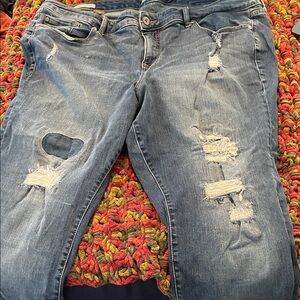 Torrid distressed boyfriend jeans  size 24R
